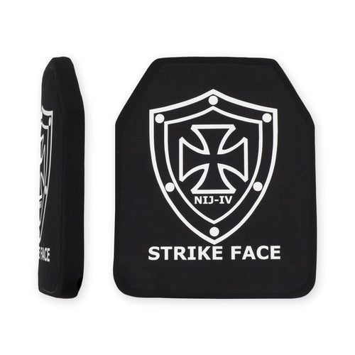 Keramický Balistický Plát SAPI 25 × 30 cm – Single Curve Přední (Al2O3)