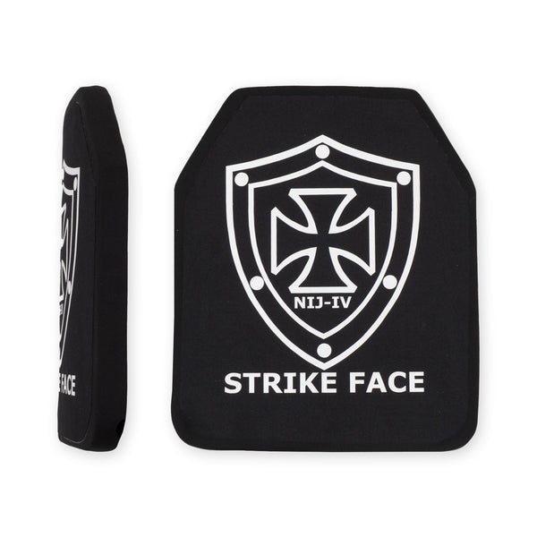 25 × 30 cm SAPI Ceramic Plate – Single Curve Front (Al2O3)